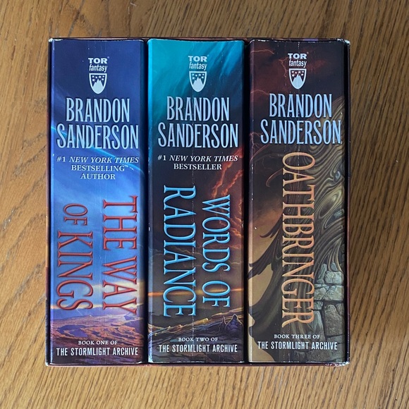 Brandon Sanderson Fantasy Book Trilogy - Picture 1 of 7